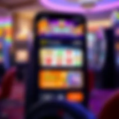 Screenshot of a popular gambling app showcasing its features