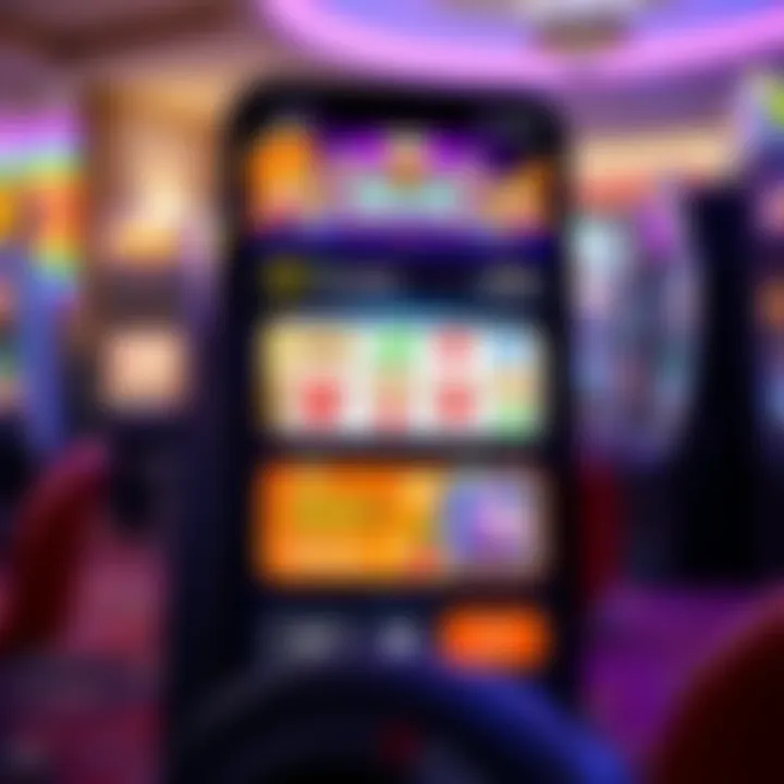 Screenshot of a popular gambling app showcasing its features