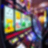 Visual representation of a modern slot machine interface