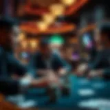 Strategic poker gameplay with focused players