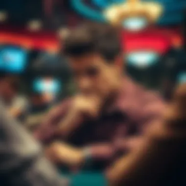 The Psychology of Decision-Making in Poker A thoughtful player contemplating their next move