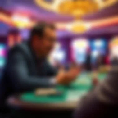 An entrepreneur discussing business strategies in Las Vegas