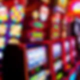 Vibrant Slot Machine Graphics Colorful slot machine display with vibrant graphics