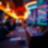 Abstract representation of online gambling