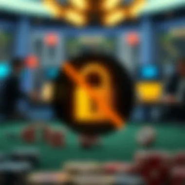 No Deposit Bonus Concept Illustration of a bonus symbol with a lock to signify no deposit