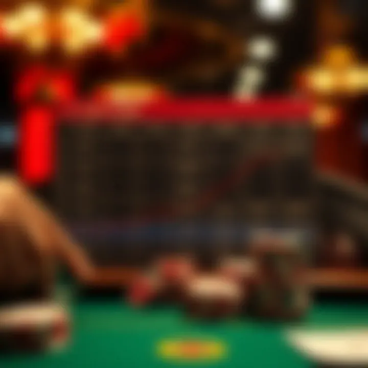 Chart illustrating the odds in poker gameplay