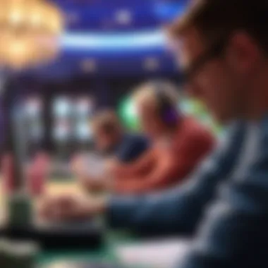 Strategic Approaches to Online Gaming An image portraying a strategic approach to enhance online gaming experiences