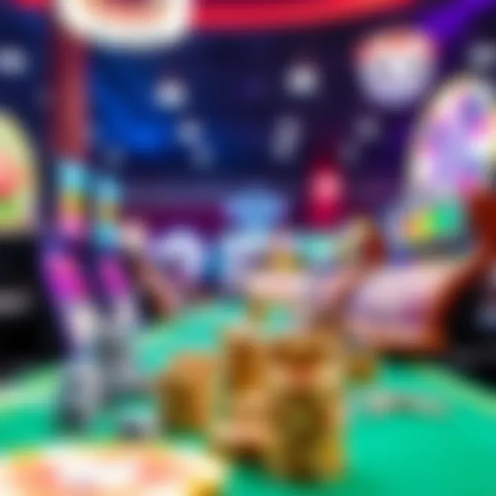 Diverse Casino Game Offerings Visual representation of various online casino games