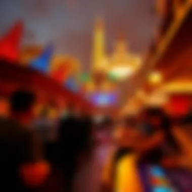 Atmospheric view of the Paris Casino's vibrant nightlife