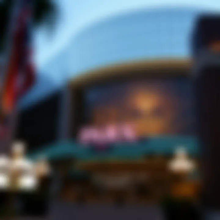 Casino exterior showcasing modern architecture