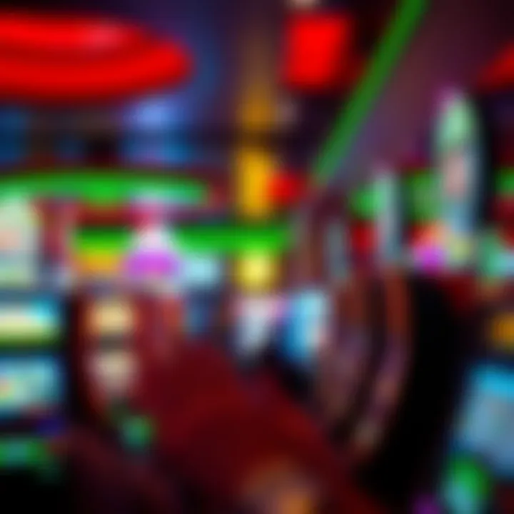 Vibrant atmosphere highlighting casino entertainment