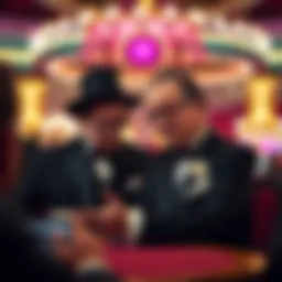 Penn and Teller performing a magic trick