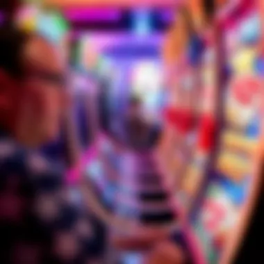 Captivating Gameplay Experience on the Slot Machine Player engaged with a Fourth of July-themed slot game