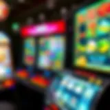 A captivating slot machine interface showcasing vibrant graphics