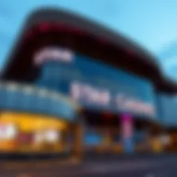 Exterior view of Star Casino Sydney showcasing its modern architecture