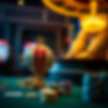 Strategic Insights into Gambling with Bonuses An illustration depicting strategic considerations in gambling