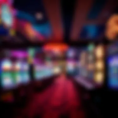 Casino Floor Buzz Vibrant casino floor filled with slot machines