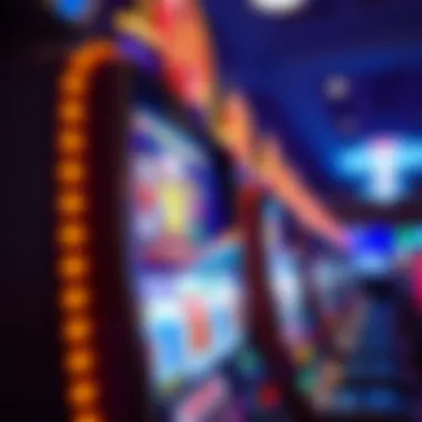 Winning Slot Machine Close-up of a slot machine with a jackpot display