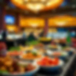 A vibrant spread of diverse dishes at Sunset Station Casino Buffet