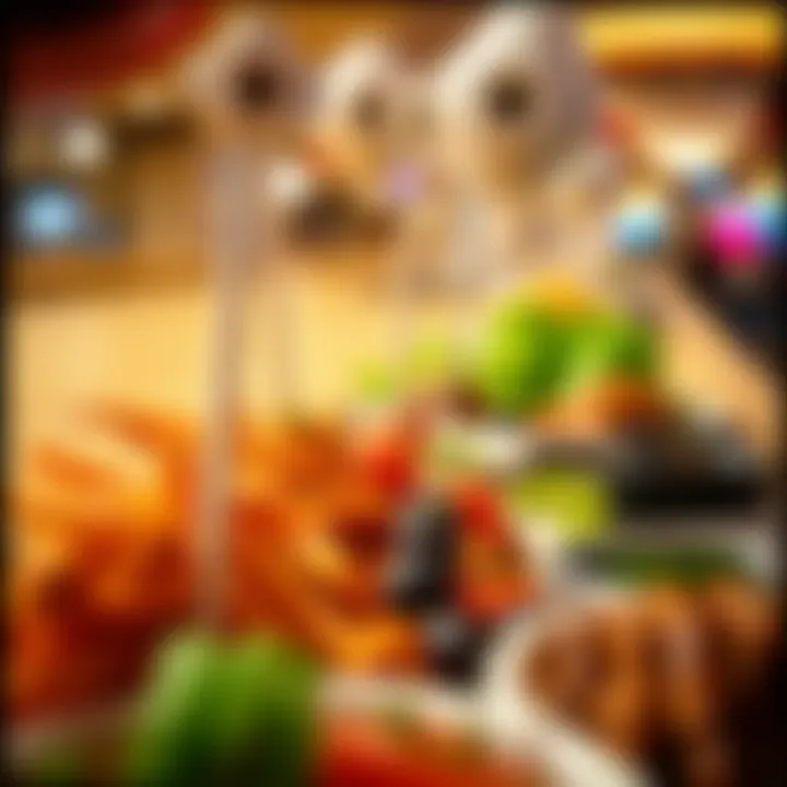 International Culinary Inspirations A selection of international cuisine available at the buffet