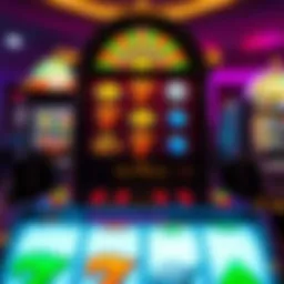 A captivating slot machine featuring vibrant symbols and intricate designs that evoke allure.