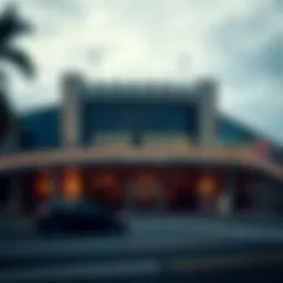 Exterior view of The Edge Casino showcasing its architectural design