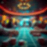 Abstract representation of risk assessment in gambling