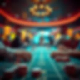 Abstract representation of risk assessment in gambling