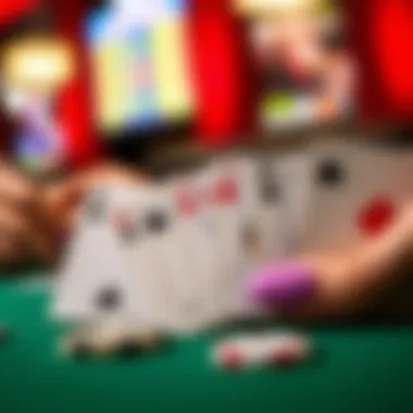 An illustration showcasing the winning hands in Three Card Poker