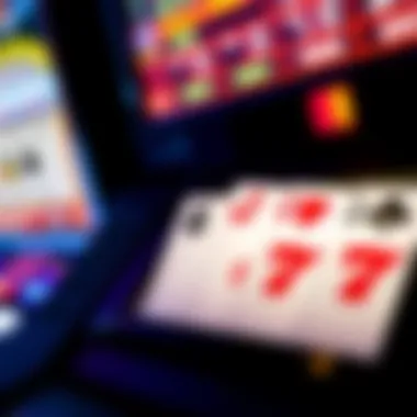 Winning Hand Showcase Close-up of a winning hand in Triple Double Bonus Video Poker
