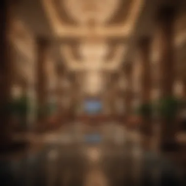 Experience the Elegance of Las Vegas Hotels Luxurious Las Vegas hotel lobby