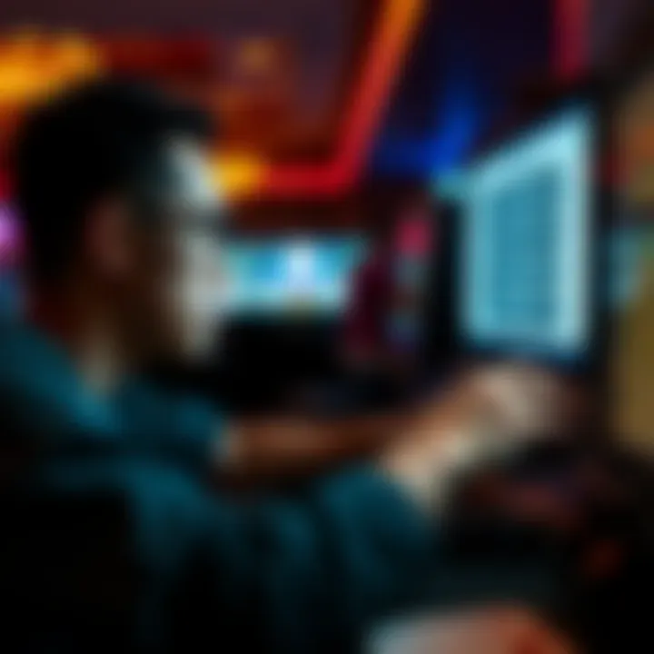 Understanding Terms and Conditions Person analyzing terms and conditions on a computer