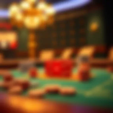 Visual representation of decision-making models in gambling