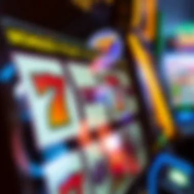 Close-up of unique features on Wonder Four Slot Machine