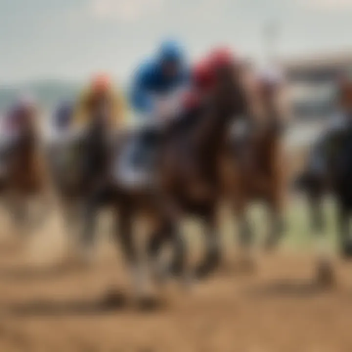 Exciting horse racing event in progress at Vernon Downs