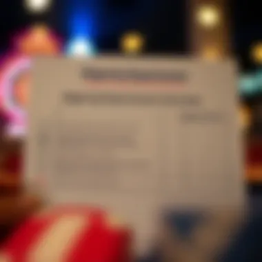 Wagering Requirements Overview Graphic showing a checklist of wagering requirements and eligibility criteria