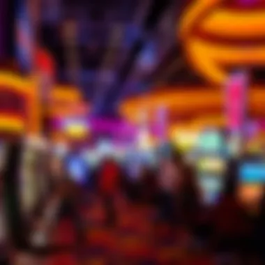 Vibrant Gaming Atmosphere at Wind Creek Interior gaming floor bustling with excitement and activity