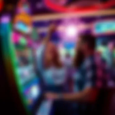 Celebrating a Big Win on the Independence Day Slot Winning moment at a Fourth of July slot machine