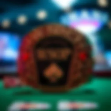 The iconic WSOP bracelet awarded to champions