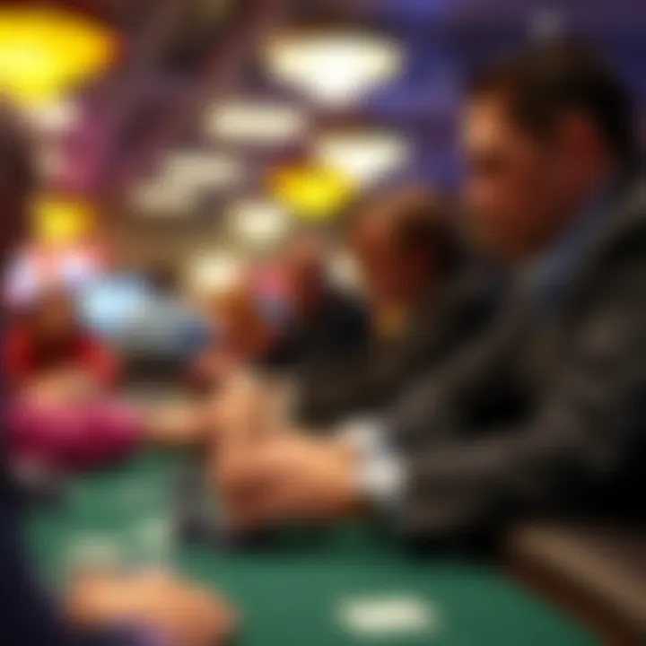 Celebrated poker strategies in action during a tournament