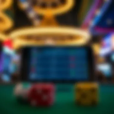 A detailed view of the betting markets available in the app