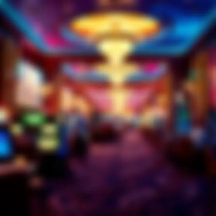 Luxurious casino interior showcasing vibrant atmosphere